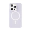 PopSockets iPhone 14 Pro Phone Case with MagSafe- Opalescent White