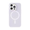 PopSockets iPhone 15 Pro Phone Case with MagSafe- Opalescent White
