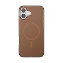 PopSockets iPhone 16 Plus Phone Case with MagSafe, Wireless Charging Compatible, Neutral - Amber