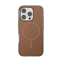 PopSockets iPhone 16 Pro Phone Case with MagSafe, Wireless Charging Compatible, Neutral - Amber