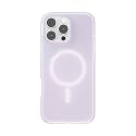 PopSockets iPhone 16 Pro Max Phone Case w/MagSafe Grip- Opalescent White