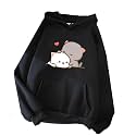 Popster Printed Hooded Sweatshirt Hoody Fleece Regular