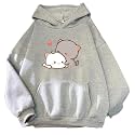 Popster Printed Hooded Sweatshirt Hoody Fleece Regular