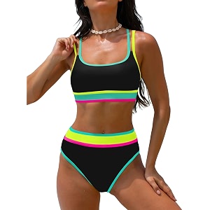 popvil Womens High Waisted Bikini Sets 2026