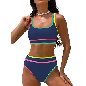 popvil Womens High Waisted Bikini Sets 2026