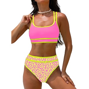 popvil Womens High Waisted Bikini Sets 2026