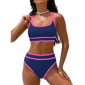popvil Womens High Waisted Bikini Sets 2026