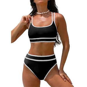 popvil Womens High Waisted Bikini Sets 2026
