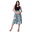 POPWINGS Casual Boho Printed and Solid Peplum