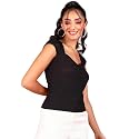 POPWINGS Casual Crush Design Sweetheart Neck Sleeveless