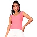 POPWINGS Casual Crush Design Sweetheart Neck Sleeveless