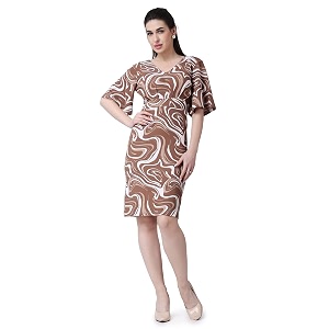 POPWINGS Casual Floral Printed Maxi Length Fit