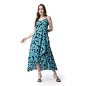 POPWINGS Casual Floral Printed Maxi Length Fit