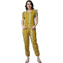 POPWINGS Casual Printed Top and Joggers Set