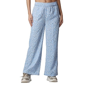 POPWINGS Casual Printed Trouser for Women
