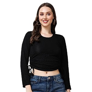 POPWINGS Casual Self Design Regular Fit Polyester