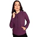 POPWINGS Casual Solid Hooded Pocket Sweatshirt for