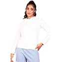 POPWINGS Casual Solid Hooded Pocket Sweatshirt for