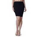 POPWINGS Casual Solid Pencil Skirt for Women