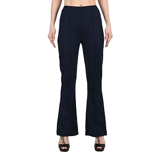 POPWINGS Casual Solid Regular Fit Solid Trouser