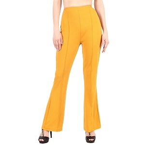 POPWINGS Casual Solid Regular Fit Solid Trouser