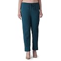 POPWINGS Casual Solid Trousers for Women 