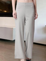 POPWINGS Flared Women Grey Trousers