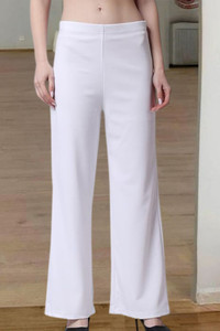 popwings flared women white trousers