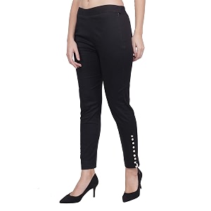 POPWINGS Womens Relaxed Fit Trousers