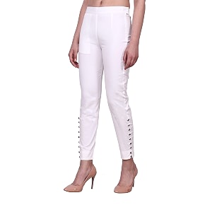 POPWINGS Womens Relaxed Fit Trousers
