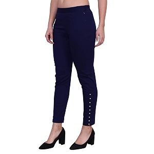 POPWINGS Womens Relaxed Fit Trousers