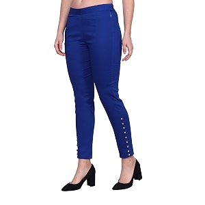 POPWINGS Womens Relaxed Fit Trousers