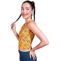 POPWINGS Women Casual Yellow Eye Printed Self