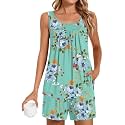 POPYOUNG Pajama Set for Women Summer 2 Piece Lounge Shorts Sets Sleepwear