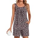 POPYOUNG Pajama Set for Women Summer 2 Piece Lounge Shorts Sets Sleepwear