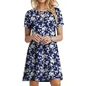 POPYOUNG Women39s Dress Fall Outfits Casual Midi
