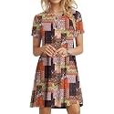 POPYOUNG Women39s Dress Fall Outfits Casual Midi