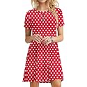 POPYOUNG Women39s Dress Fall Outfits Casual Midi