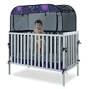 Porayhut Portable Baby Safety Crib Mesh Tent,Pop up Infant Mosquito Net, See Through Canopy Netting Cover for Baby&amp;Toddler to Keep Baby from Climbing Out.