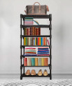 Porchex 4 Bookshelf Storage Rack Open