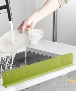 pormono silicone sink splash guard for kitchen 49 cm anti slip tape multicolor pack of 1