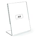 Porpoise A4 Size Acrylic Tent Card Holder Display Stand A4 Paper Holder Signage Holder A4 Size Acrylic Photo Frame A4 Meeting Stand (Pack of 1)