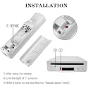 Porro Fino Wii Controller Motion Plus, Remote Motion Controller with Silicon Case Compatible Nintendo Wii and Wii U White