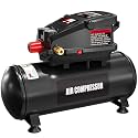 Portable Air compressor, 4Gallon Oil Free Air Compressor Tank, 0.5HP Motor, Max 110PSI, 0.6SCFM@90 PSI,1.0SCFM@40PSl Garage Air Compressor for Car Repair, Spray Painting, Woodwork Nailing