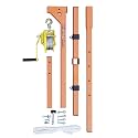 Portable Air Conditioner Unit Disassembly Tools - Hand-Cranked Small Crane with 3HP Bracket &amp; 10m Winch for Easy Lifting &amp; Installation, Essential HVAC Equipment