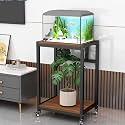 Portable Aquarium Stand, Eco-Friendly Board Fish Tank Stand, Smooth, Durable, Aesthetic, Suitable for Living Rooms, Bedrooms, and Hotels(Style D,40x30cm/15.7x11.8in)