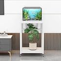 Portable Aquarium Stand, Eco-Friendly Board Fish Tank Stand, Smooth, Durable, Aesthetic, Suitable for Living Rooms, Bedrooms, and Hotels(Style A,80x40cm/31.5x15.7in)