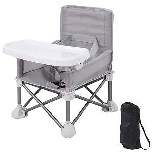 Portable Baby Foldable High Chair with Detachable