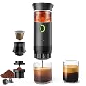 Portable Battery Espresso Coffee Maker for Travel, 20 bar Mini Travel Coffee maker