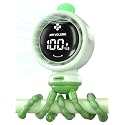 Portable Stroller Fan with 135° Auto Oscillation, 3-Color LED Light (Green)